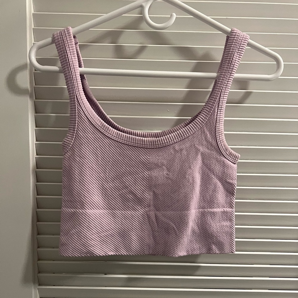 Nikibiki Lavender Ribbed Top - Picture 4 of 5
